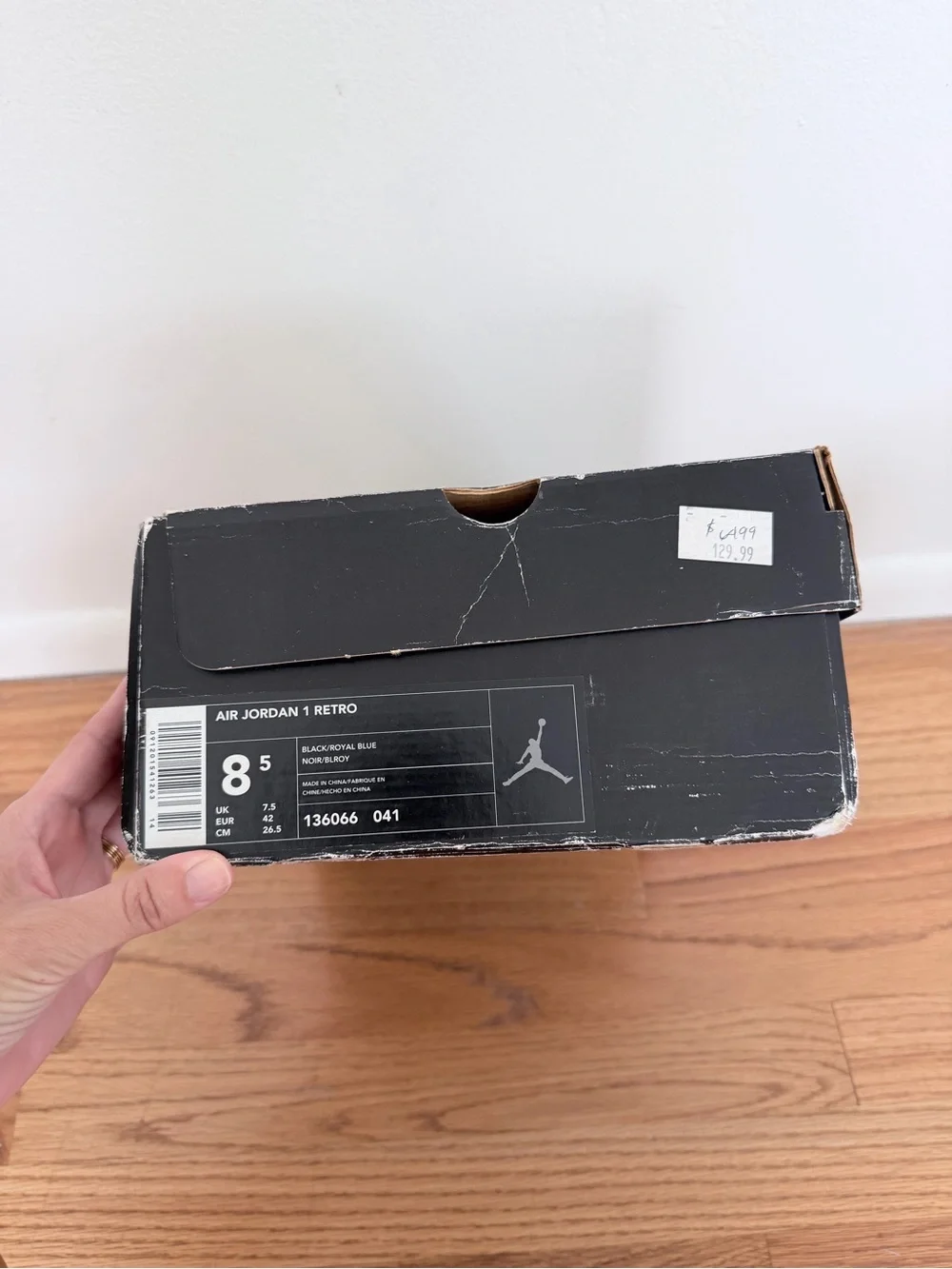 2001 Air Jordan 1 Royal Sneaker Size 8.5 Men’s